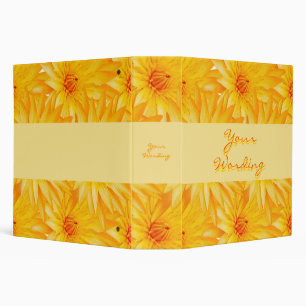 Elegant, classy yellow lilly files & albums binder