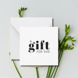 Elegant Clean Stylish Black White Beauty Salon Card<br><div class="desc">Elegant fully customizable gift certificate card for beauty or fashion related professionals. Simple clean design with white background and black fonts. Envelopes are optional,  please check it before ordering. If you need any help to customize or need any modification,  feel free to contact me.</div>