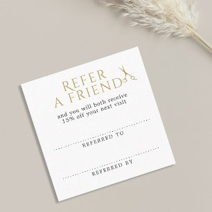 Elegant Clean White Faux Gold Scissors Referral