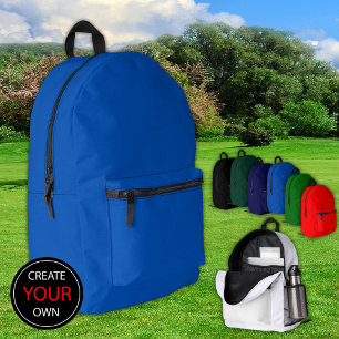 Elegant Cobalt Blue Backpack, Bag / Customize