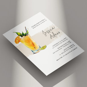 Elegant Cocktail Bridal Shower Invitation
