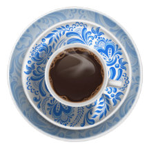 Elegant Coffee Cup Drawer Knob - SRF