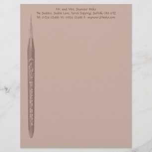 Elegant Coffee Pen Nib Stationery