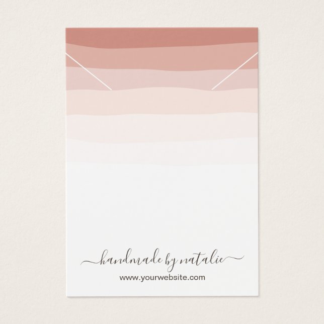 Élégant collier de couleur de corail (Devant)