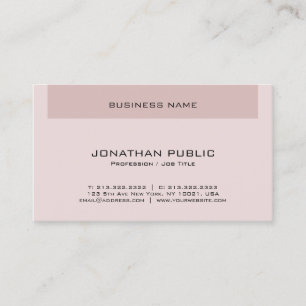 Elegant Color Harmony Modern Simple Professional Business Card
