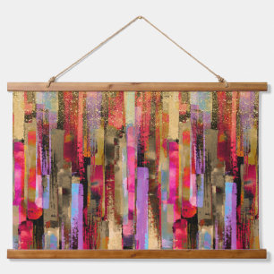 elegant colorful Abstract Hanging Tapestry