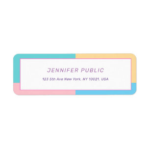 Elegant Colorful Modern Design Template Trendy