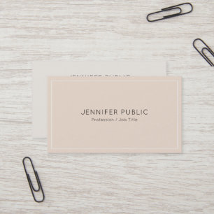 Elegant Colors Creative Design Professional Trendy Business Card
