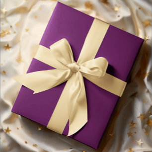 Elegant Colors - Deep Plum Wrapping Paper