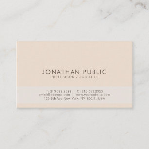Elegant Colors Modern Sleek Template Professional Business Card