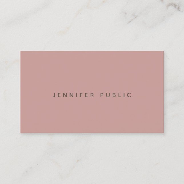 Elegant Colour Clean Professional Template Modern Business Card (Front)