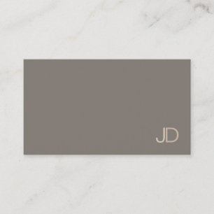 Elegant Colour Harmony Modern Professional Monogra Business Card