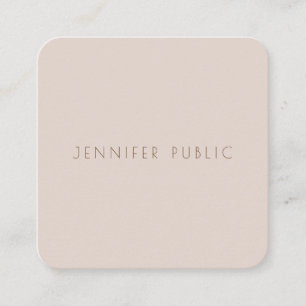 Elegant Colour Harmony Professional Template Square Business Card
