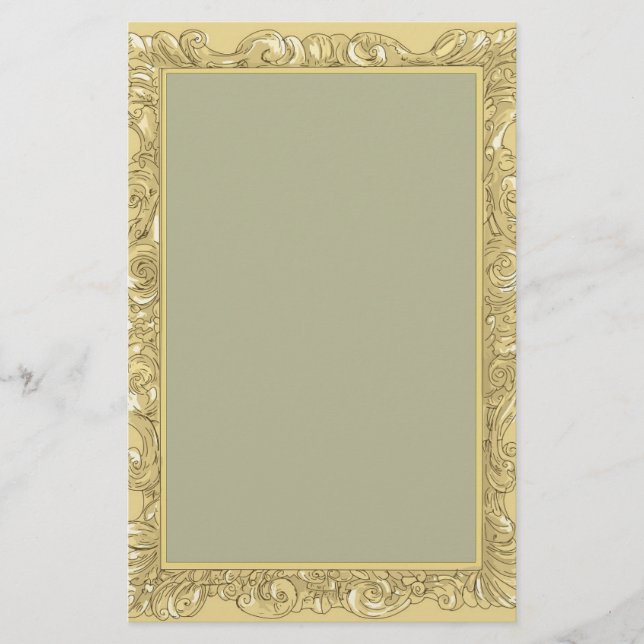 Elegant Coloured Personalized Stationery (Front)