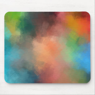 Elegant Colourful Abstract Art Trendy Template Mouse Pad