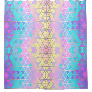Elegant colourful Abstract Holographic Triangles