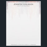 Elegant Colourful Confetti Rain Pattern Letterhead<br><div class="desc">Coordinates with the Elegant Colourful Confetti Rain Pattern Business Card Template by 1201AM. An array of cascading pink and purple-hued confetti dots create an eye-catching design pattern on this stylish letterhead design. Set on a white background for a beautiful contrasted motif. © 1201AM CREATIVE</div>
