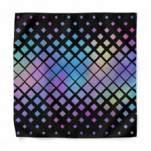 Elegant Colourful Geometric Diamonds Tiles Pattern