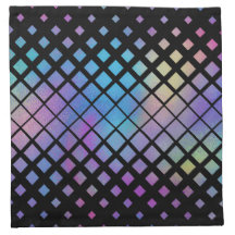 Elegant Colourful Geometric Diamonds Tiles Pattern