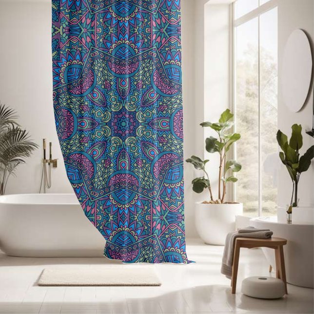 Elegant colourful mandala seamless pattern  (Creator Uploaded)