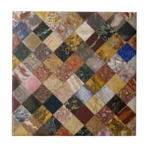 Elegant Colourful Marble Agate Stone Texture Tile