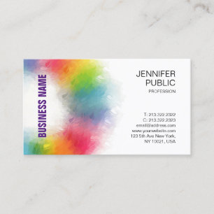 Elegant Colourful Modern Professional Template Business Card