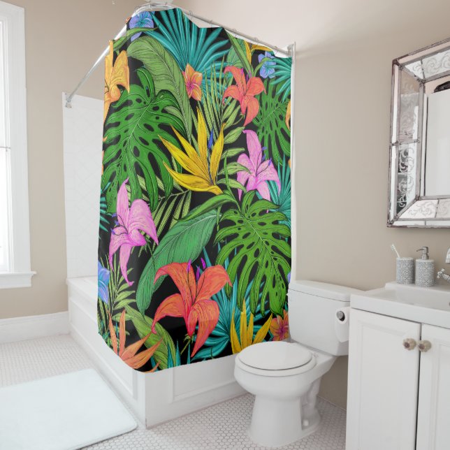 Elegant Colourful Summer Tropical Floral Leaves |  (In Situ)
