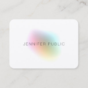 Elegant Colourful Template Professional Modern Business Card