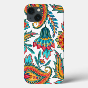 Elegant Colourful Vintage Floral Paisley Pattern iPhone 13 Case