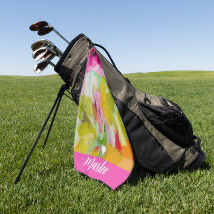 Elegant Colourful Women's Golf Towel