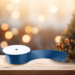 Elegant Colours - Classic Blue Satin Ribbon