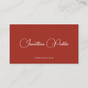 Elegant Colours Handwritten Template Trendy Modern Business Card