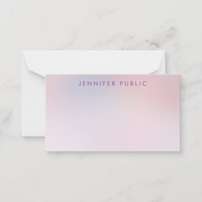 Elegant Colours Monogram Template Personalized (Front)