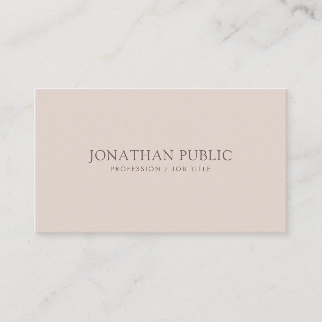 Elegant Colours Professional Modern Clean Template Business Card (Front)