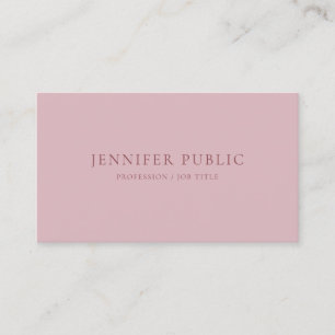 Elegant Colours Simple Template Professional Chic Business Card