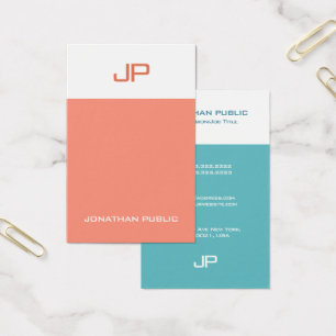 Elegant Colours Trendy Design Modern Monogram