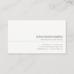 Elegant Colours Trendy Sleek Professional Creative Business Card