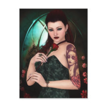 Élégant comme carte postale de rose