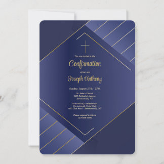 Elegant Confirmation Invitation