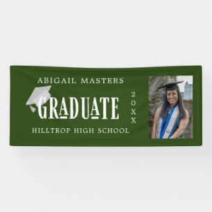 elegant congrats graduate photo  banner