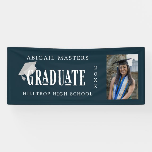 elegant congrats graduate photo  banner (Horizontal)