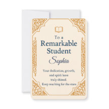 Elegant Congratulations Card for a Remarkable Stud