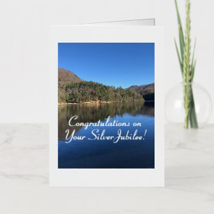 Elegant, Congratulations Silver Jubilee, Card