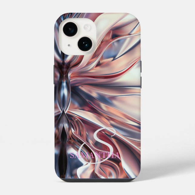 Elegant Cool Abstract iPhone Case (Back)