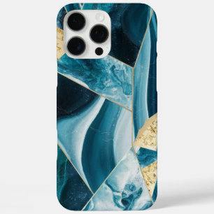 Elegant Copper   Feminine Opulent Teal Gold Case-M iPhone 16 Pro Max Case