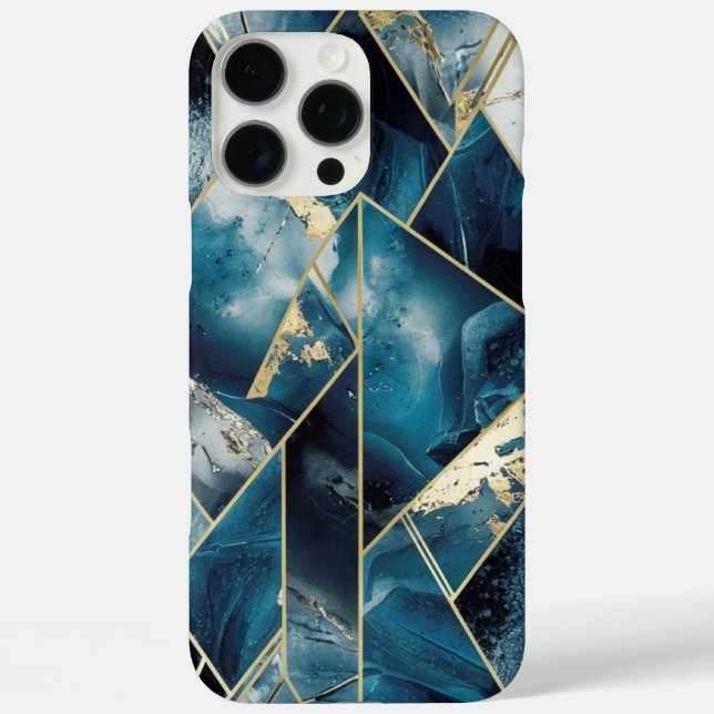Elegant Copper | Feminine Opulent Teal Gold Case-M Case-Mate iPhone Case (Back)