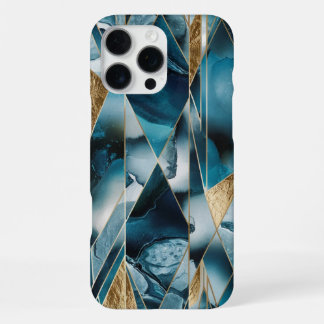 Elegant Copper | Feminine Opulent Teal Gold Case-M iPhone 16 Pro Max Case