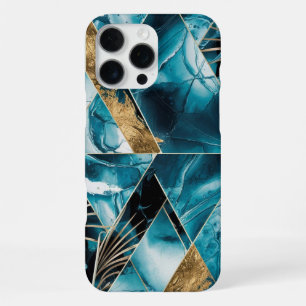 Elegant Copper   Feminine Opulent Teal Gold Case-M iPhone 16 Pro Max Case
