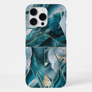 Elegant Copper   Feminine Opulent Teal Gold Case-M iPhone 16 Pro Max Case