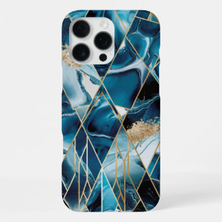 Elegant Copper | Feminine Opulent Teal Gold Case-M iPhone 16 Pro Max Case